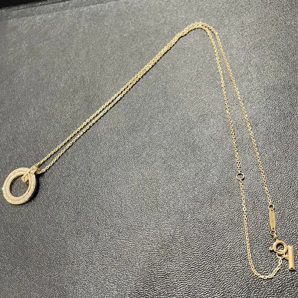 ティファニー　 T ワン ナロー　サークル　ネックレス