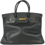 エルメス バーキン40 ハンドバッグ レザー ゴールド金具