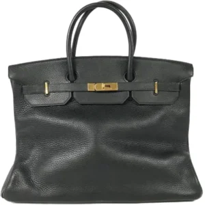 エルメス バーキン40 ハンドバッグ レザー ゴールド金具
