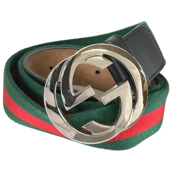 グッチ ベルト ナイロン レザー