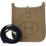 エルメス エヴリンTPM ショルダーバッグ レザー K刻印 シルバー金具