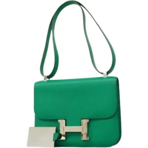 エルメス コンスタンス24 ショルダーバッグ レザー U刻印 シルバー金具