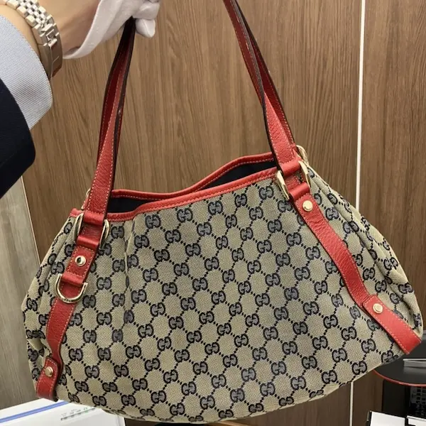 グッチ　GGキャンバス　トートバッグ