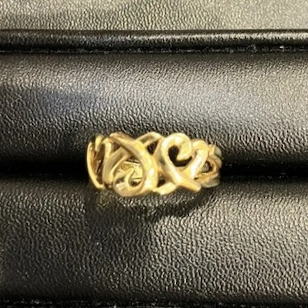 ティファニー　トリプルラビングハート　リング