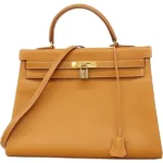 エルメス ケリー35 ハンドバッグ レザー □A刻印 ゴールド金具