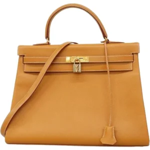 エルメス ケリー35 ハンドバッグ レザー □A刻印 ゴールド金具