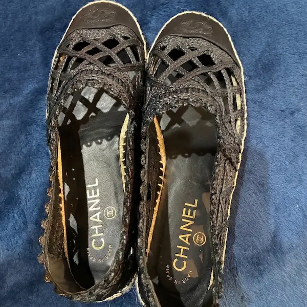 シャネル　ココマーク　エスパドリーユ