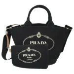 プラダ カナパ ハンドバッグ キャンバス