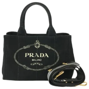 プラダ カナパ ハンドバッグ キャンバス