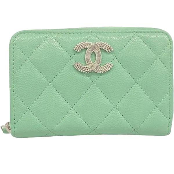 シャネル マトラッセ 財布 キャビアスキン