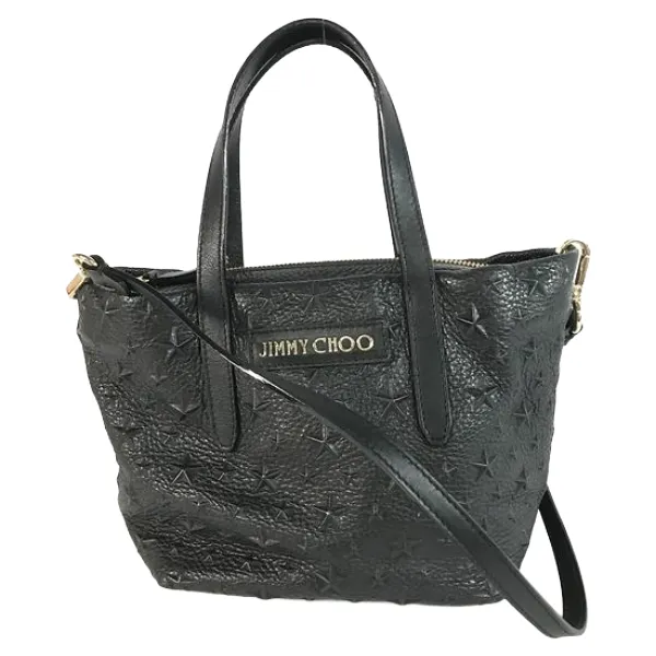 ジミーチュウ ハンドバッグ レザー