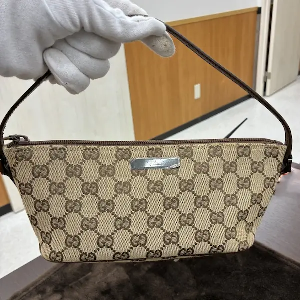 グッチ　GGキャンバス　アクセサリーポーチ