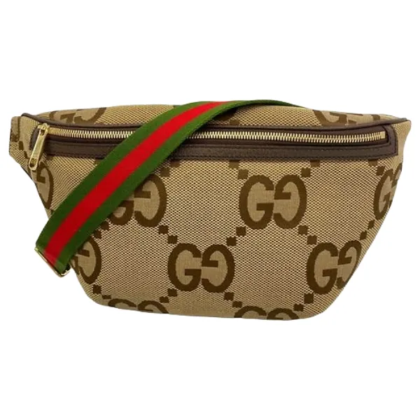 グッチ シェリーライン ジャンボGG ボディバッグ キャンバス
