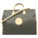 グッチ オフザグリッド ハンドバッグ ナイロン レザー