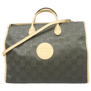 グッチ オフザグリッド ハンドバッグ ナイロン レザー