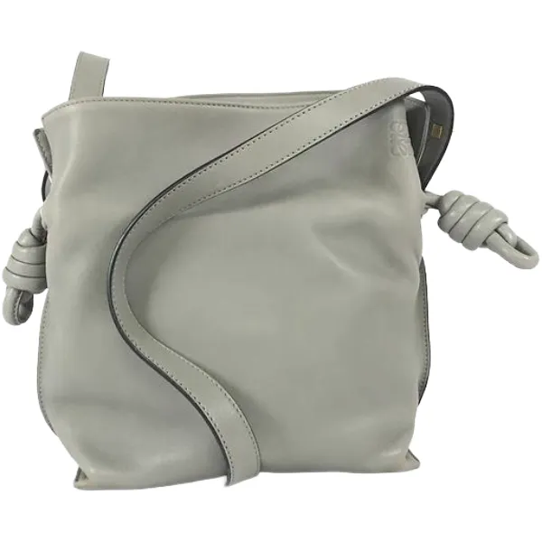 ロエベ アナグラム フラメンコクラッチミニ ショルダーバッグ レザー