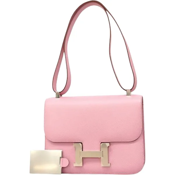 エルメス コンスタンス23 ショルダーバッグ レザー U刻印 シルバー金具