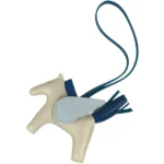 エルメス ロデオチャームペガサスPM チャーム レザー W刻印