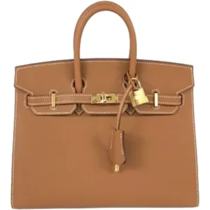 エルメス バーキン25 ハンドバッグ レザー U刻印 ゴールド金具
