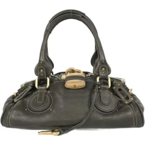 クロエ パディントン ハンドバッグ レザー