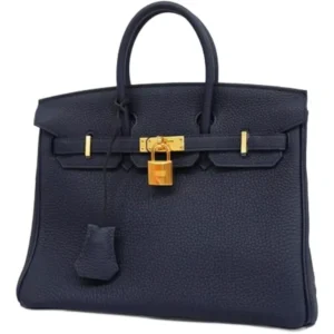 エルメス バーキン25 ハンドバッグ レザー Z刻印 ゴールド金具