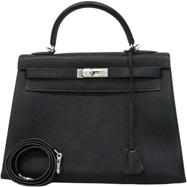 エルメス ケリー32 ハンドバッグ レザー □I刻印 シルバー金具