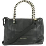 ブルガリ セルペンティ ハンドバッグ レザー