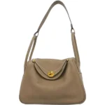 エルメス リンディ26 ショルダーバッグ レザー C刻印 ゴールド金具