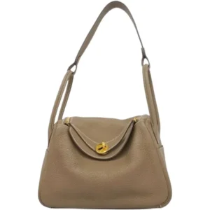 エルメス リンディ26 ショルダーバッグ レザー C刻印 ゴールド金具