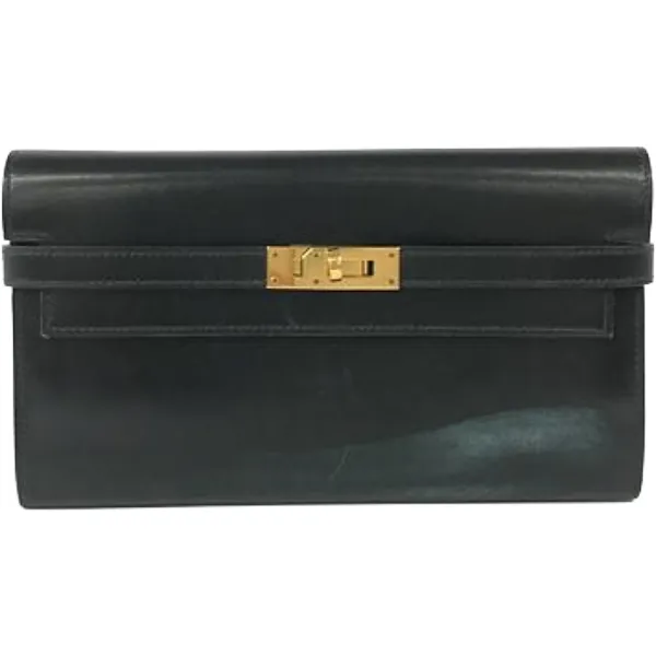 エルメス ケリーウォレット 財布 レザー D刻印 ゴールド金具