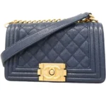 シャネル ボーイシャネル チェーンショルダーバッグ キャビアスキン 