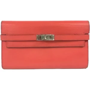 エルメス ケリーウォレット 財布 レザー シルバー金具