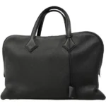 エルメス ヴィクトリア40 ブリーフケース レザー X刻印 シルバー金具