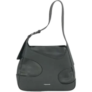 サルヴァトーレ・フェラガモ カットアウトM ショルダーバッグ レザー