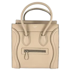 セリーヌ ラゲージマイクロ ハンドバッグ レザー