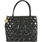 シャネル マトラッセ 復刻トート トートバッグ パテントレザー 