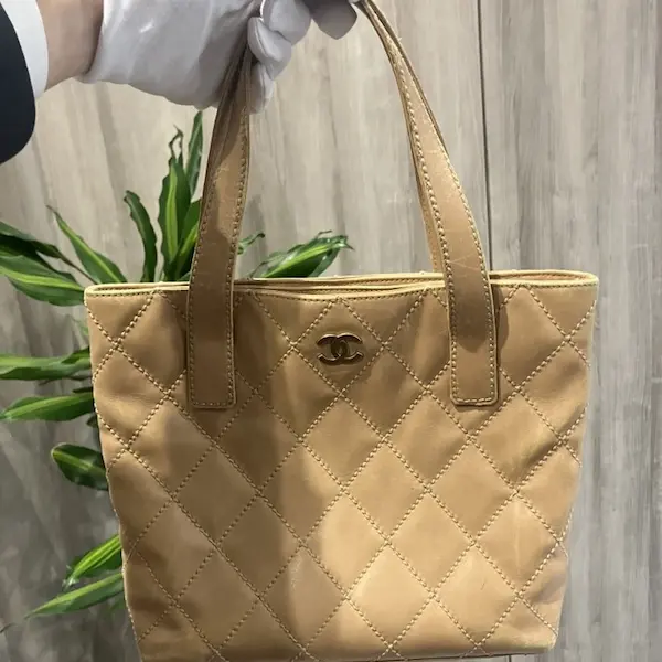 シャネル　ワイルドステッチ　ハンドバッグ