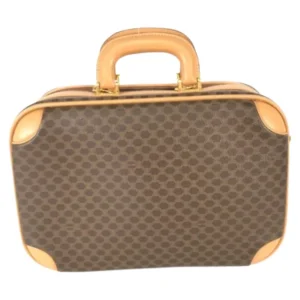 セリーヌ マカダム スーツケース トランク PVC レザー