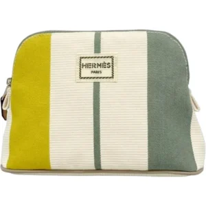 エルメス ボリードポーチミニ ポーチ キャンバス