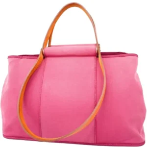 エルメス カバックエランPM トートバッグ キャンバス □O刻印 シルバー金具