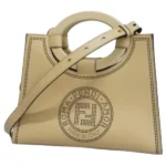 フェンディ ラナウェイショッパー ハンドバッグ レザー