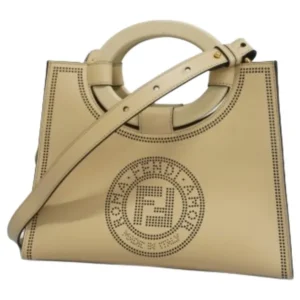 フェンディ ラナウェイショッパー ハンドバッグ レザー