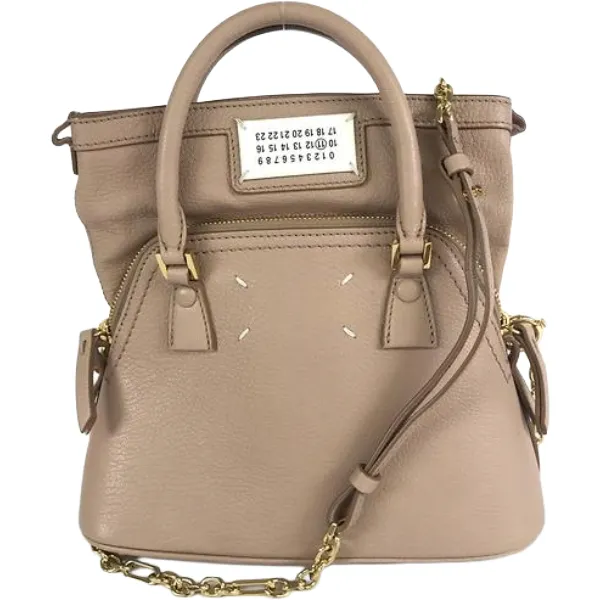 メゾンマルジェラ 5ACマイクロ ハンドバッグ レザー