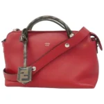 フェンディ ズッカ バイザウェイミディアム ハンドバッグ レザー