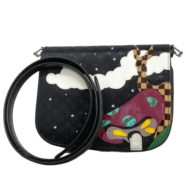 ルイ・ヴィトン モノグラムサテン コントドゥフェミュゼット ショルダーバッグ M92273