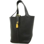 エルメス ピコタンロックPM ハンドバッグ レザー U刻印 ゴールド金具