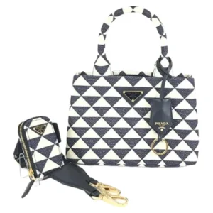 プラダ シンボル ハンドバッグ キャンバス