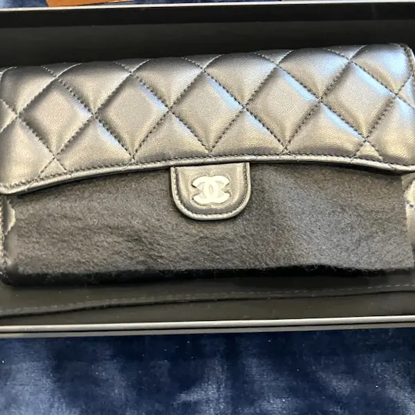 シャネル　タイムレス クラシック　ロング フラップ ウォレット