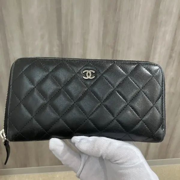 シャネル　マトラッセ　長財布