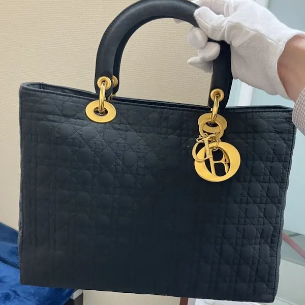 ディオール　レディディオール　カナージュ　ハンドバッグ